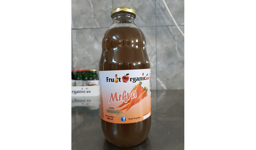 100% prirodni sok od mrkve, 1L